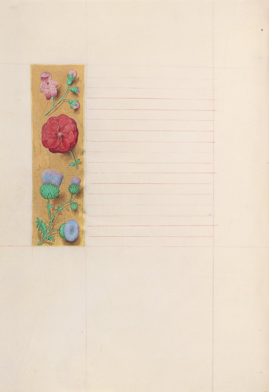 Hodiny královny Isabely Katolické, královny Španělska: Fol. 274v, c. 1500. od Master of the First Prayerbook of Maximillian