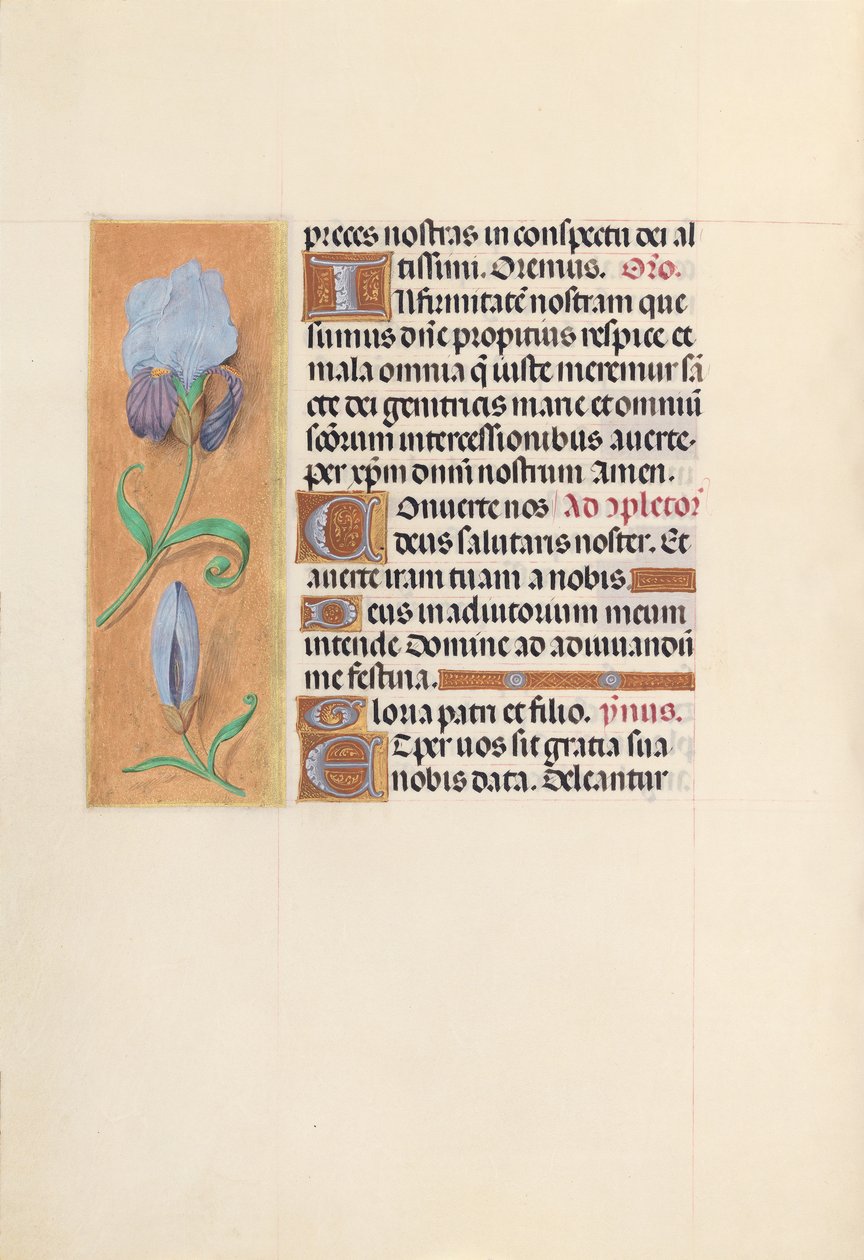 Hodiny královny Isabely Katolické, královny Španělska: Fol. 41v, c. 1500. od Master of the First Prayerbook of Maximillian