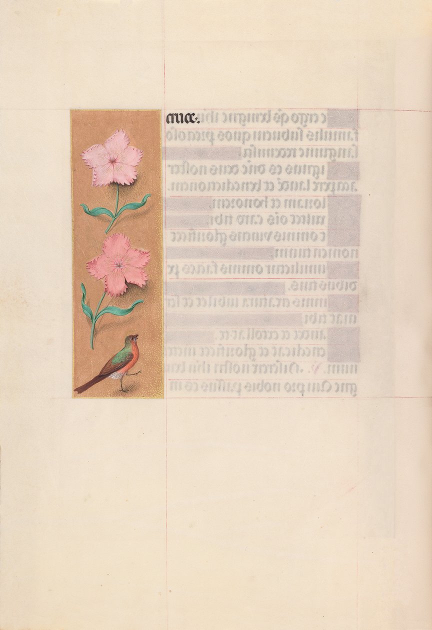 Hodiny královny Isabely Katolické, královny Španělska: Fol. 56v, c. 1500. od Master of the First Prayerbook of Maximillian