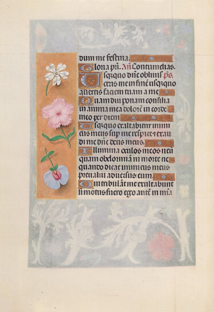 Hodiny španělské královny Isabely Katolické:  Fol. 57v od Master of the First Prayerbook of Maximillian