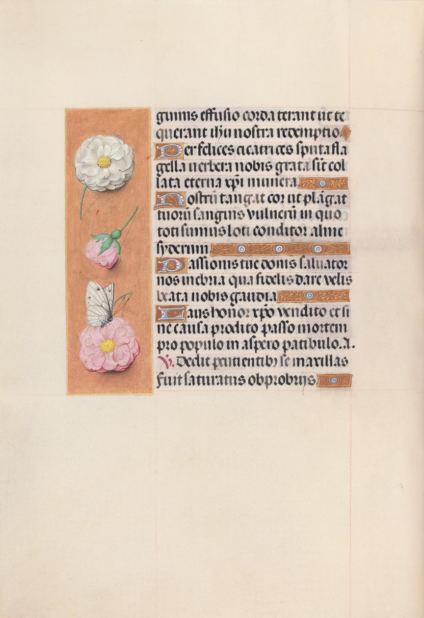 Hodiny královny Isabely Katolické, královny Španělska: Fol. 58v, c. 1500. od Master of the First Prayerbook of Maximillian