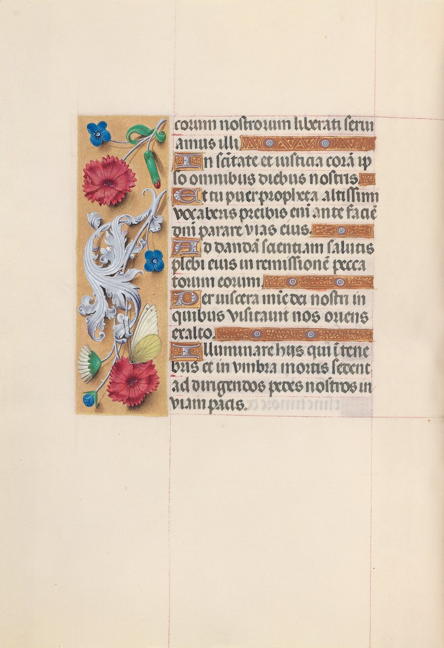 Hodiny královny Isabely Katolické, královny Španělska: Fol. 59v, c. 1500. od Master of the First Prayerbook of Maximillian