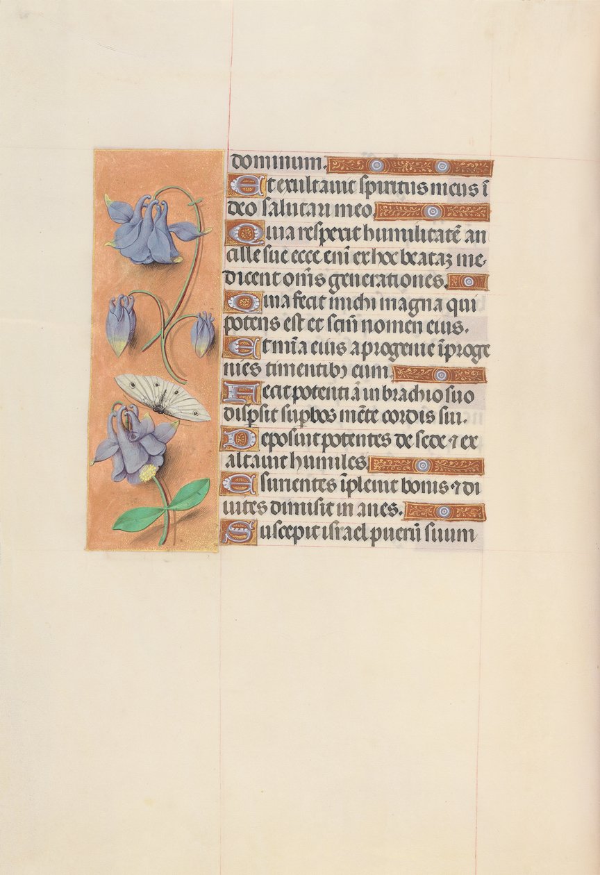 Hodiny královny Isabely Katolické, královny Španělska: Fol. 75 V, c. 1500. od Master of the First Prayerbook of Maximillian
