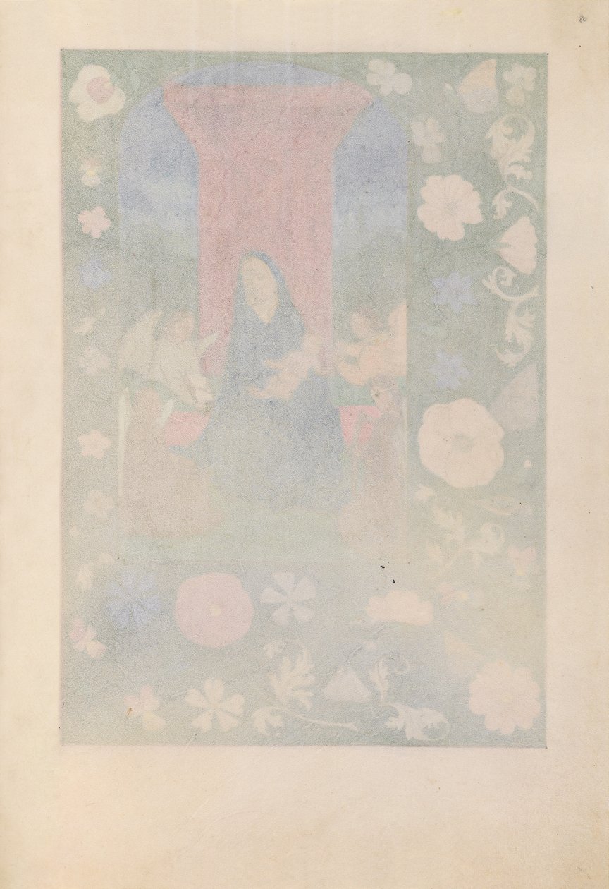 Hodiny španělské královny Isabely Katolické:  Fol. 80r od Master of the First Prayerbook of Maximillian