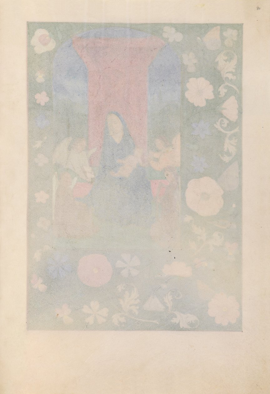 Hodiny královny Isabely Katolické, královny Španělska: Fol. 80r, c. 1500. od Master of the First Prayerbook of Maximillian