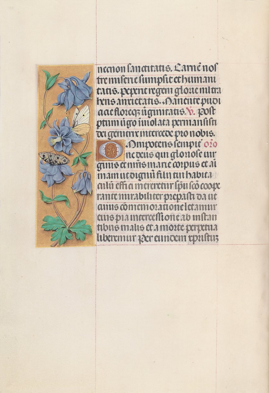 Hodiny královny Isabely Katolické, královny Španělska: Fol. 83v, c. 1500. od Master of the First Prayerbook of Maximillian