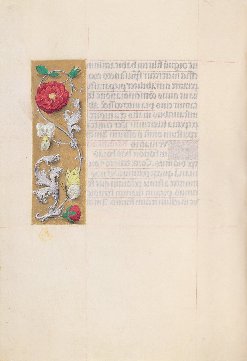 Hodiny královny Isabely Katolické, královny Španělska: Fol. 86v, c. 1500. od Master of the First Prayerbook of Maximillian