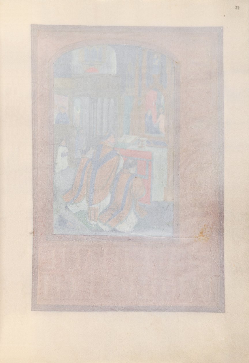 Hodiny královny Isabely Katolické, královny Španělska: Fol. 87r, c. 1500. od Master of the First Prayerbook of Maximillian