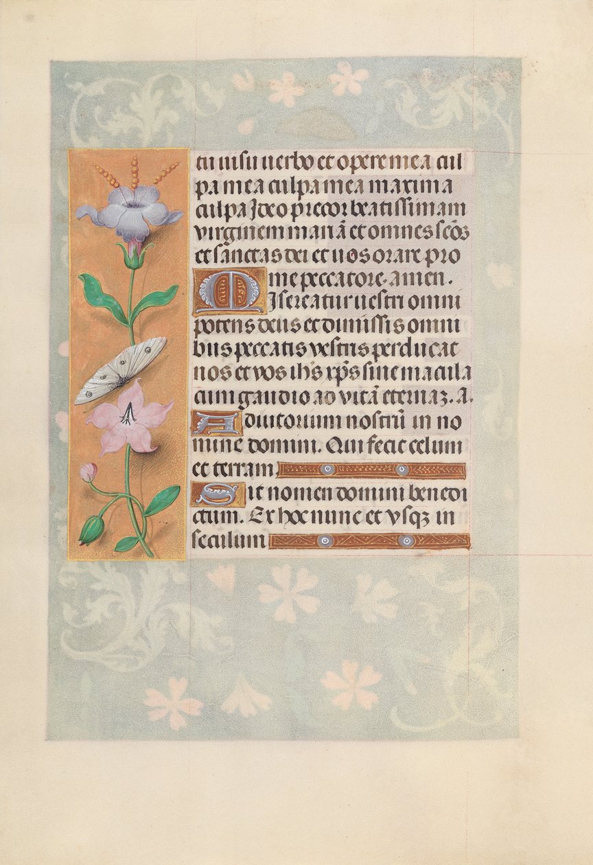 Hodiny královny Isabely Katolické, královny Španělska: Fol. 88v, c. 1500. od Master of the First Prayerbook of Maximillian