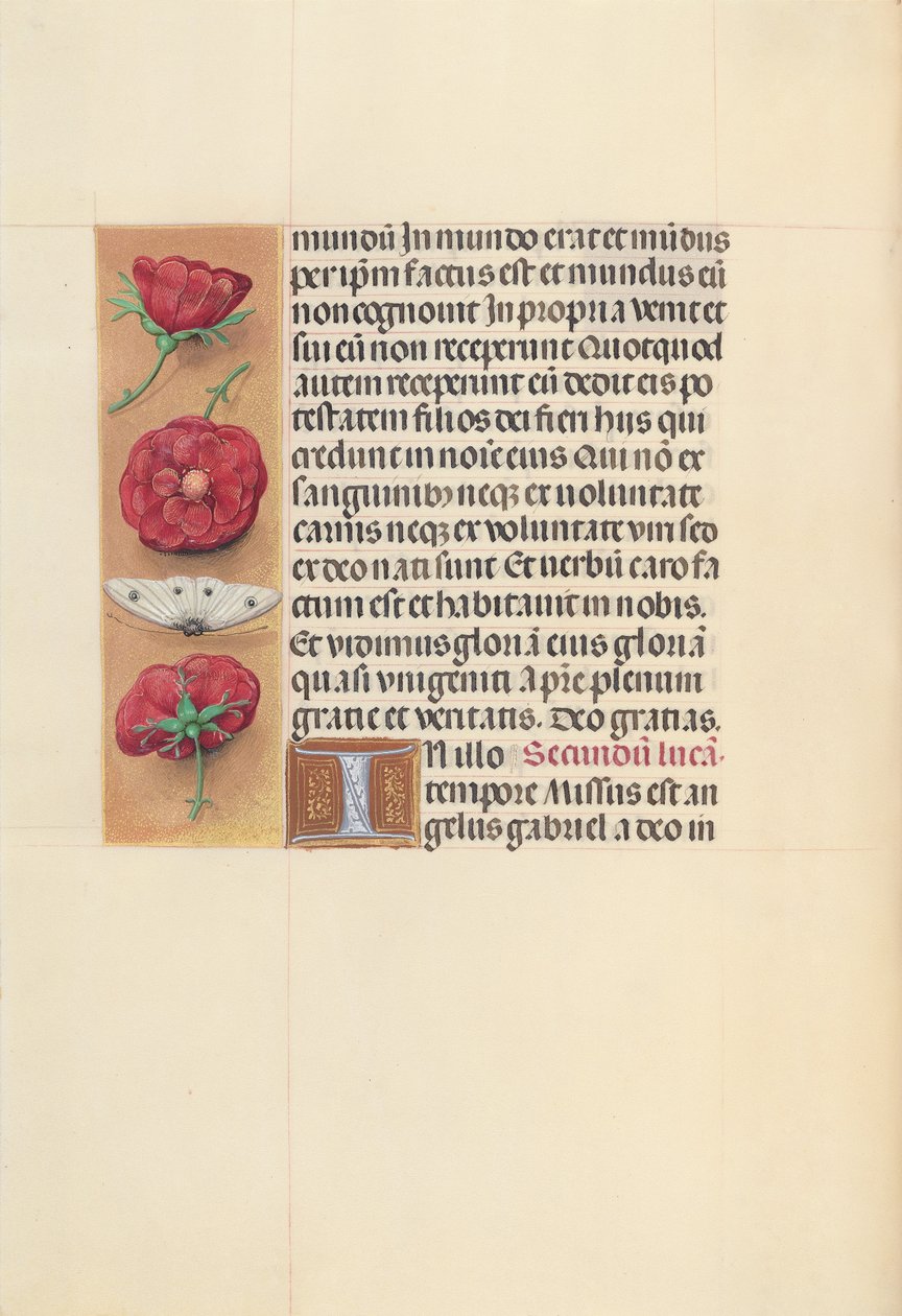 Hodiny španělské královny Isabely Katolické:  Fol. 93v od Master of the First Prayerbook of Maximillian