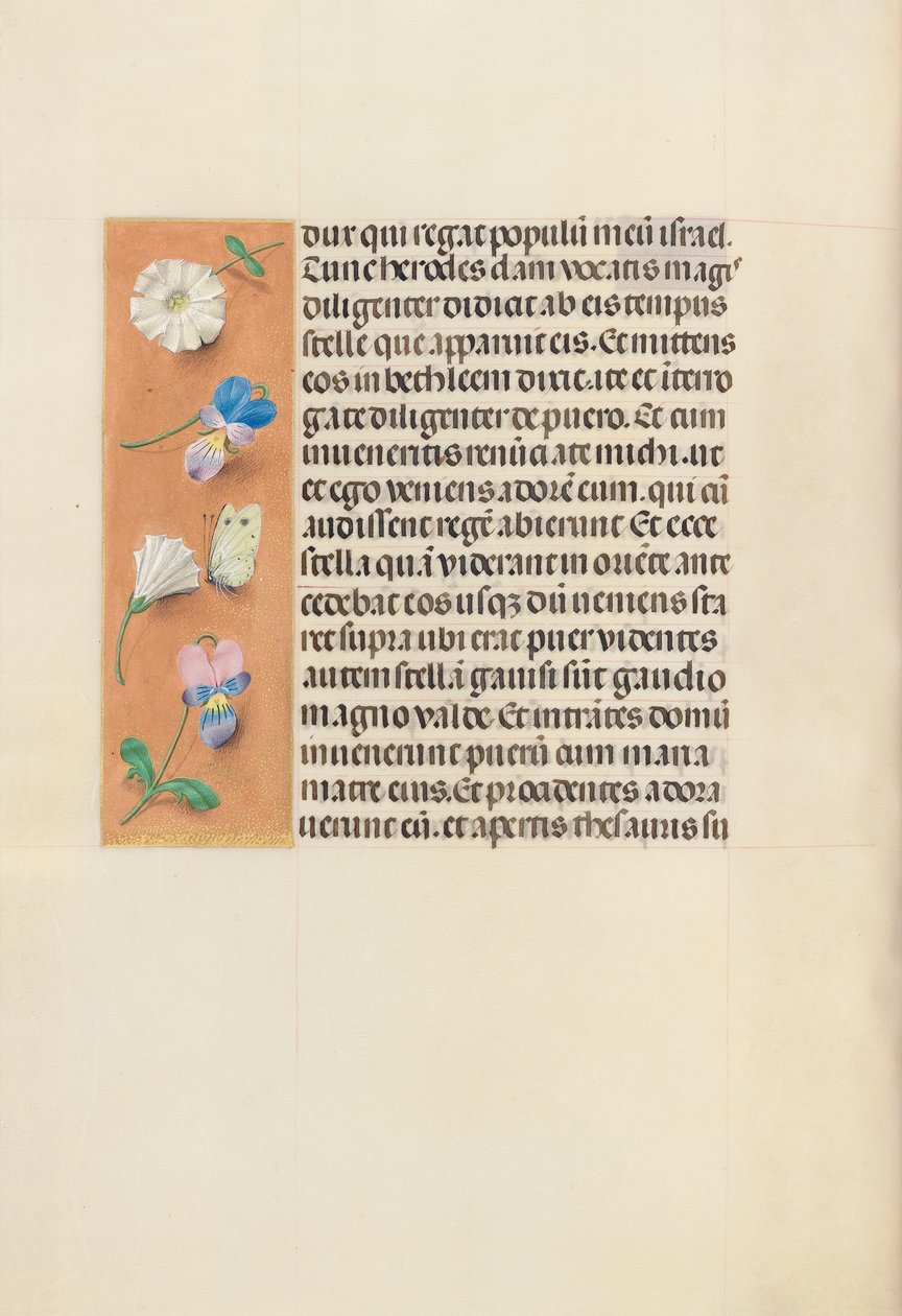 Hodiny královny Isabely Katolické, královny Španělska: Fol. 95v, c. 1500. od Master of the First Prayerbook of Maximillian