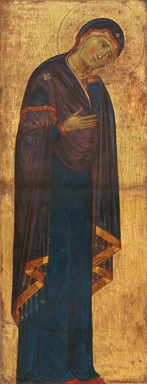 Smuteční Madonna, c. 12701275. od Master of the Franciscan Crucifixes