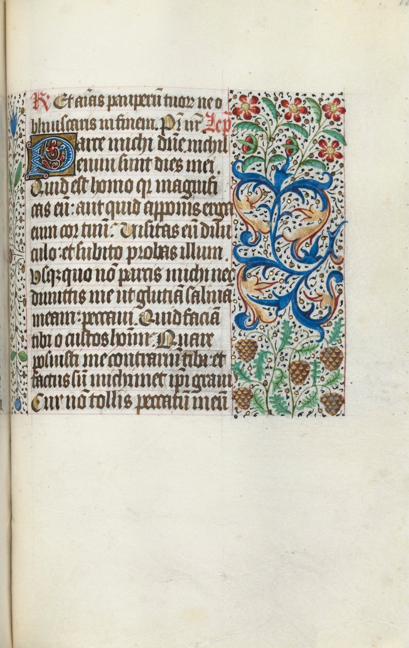 Kniha hodin (použití Rouen): fol. 115r od Master of the Geneva Latini
