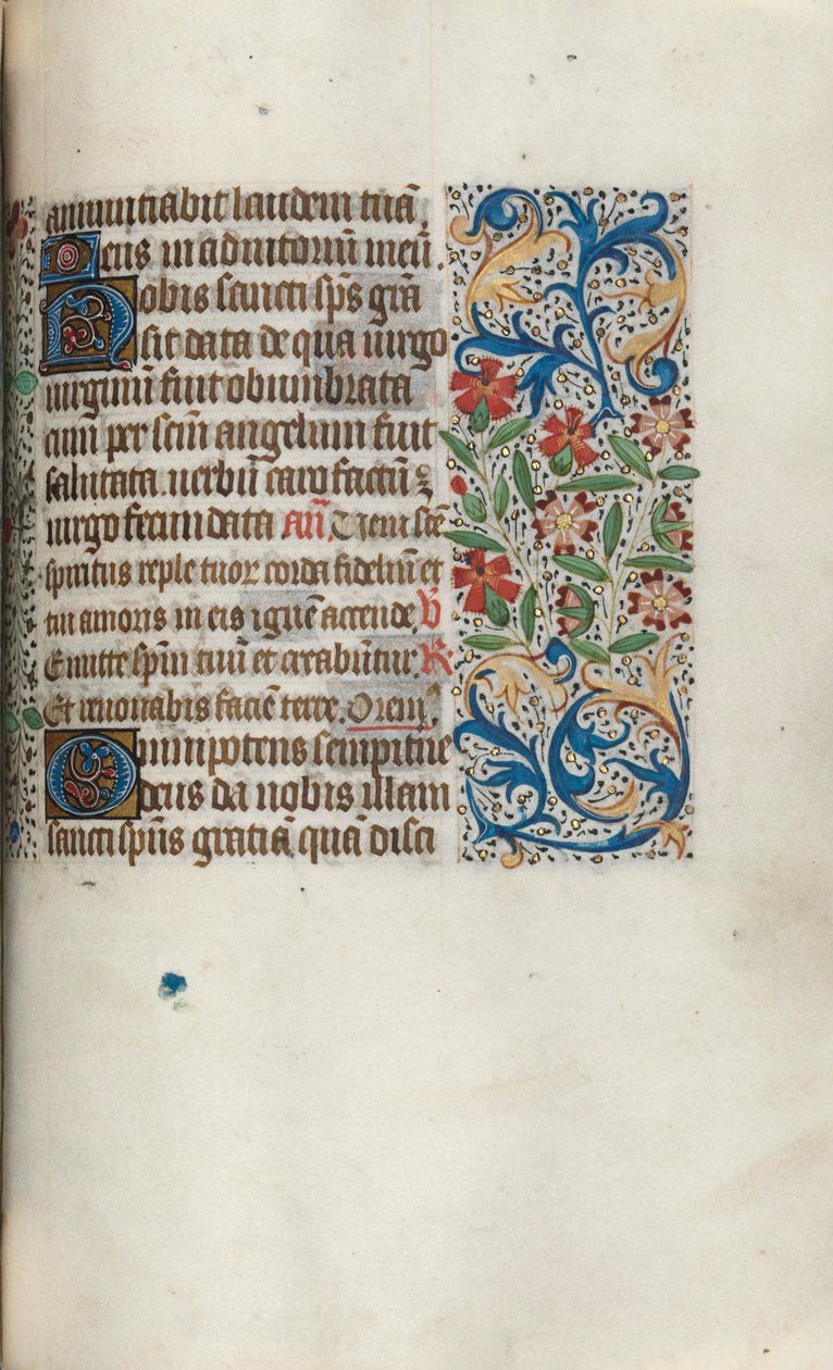 Kniha hodin Použití Rouen: fol. 100 r, c. 1470. od Master of the Geneva Latini