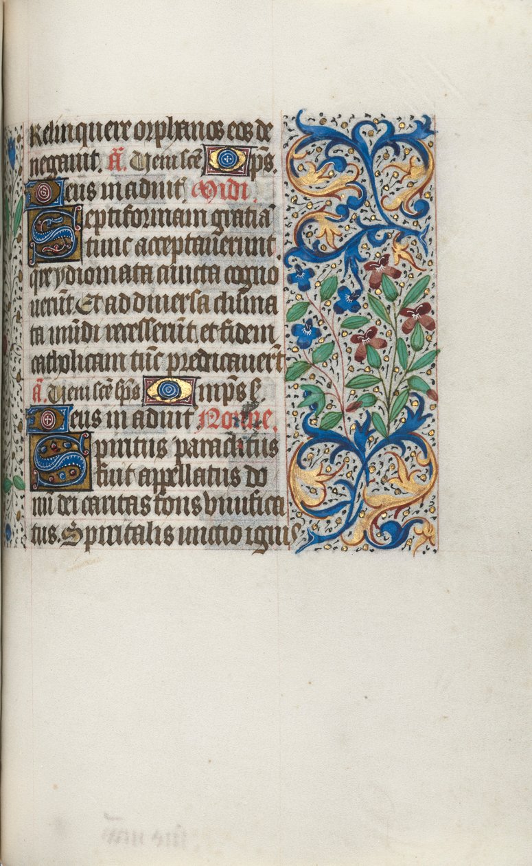 Kniha hodin Použití Rouen: fol. 101r, c. 1470. od Master of the Geneva Latini