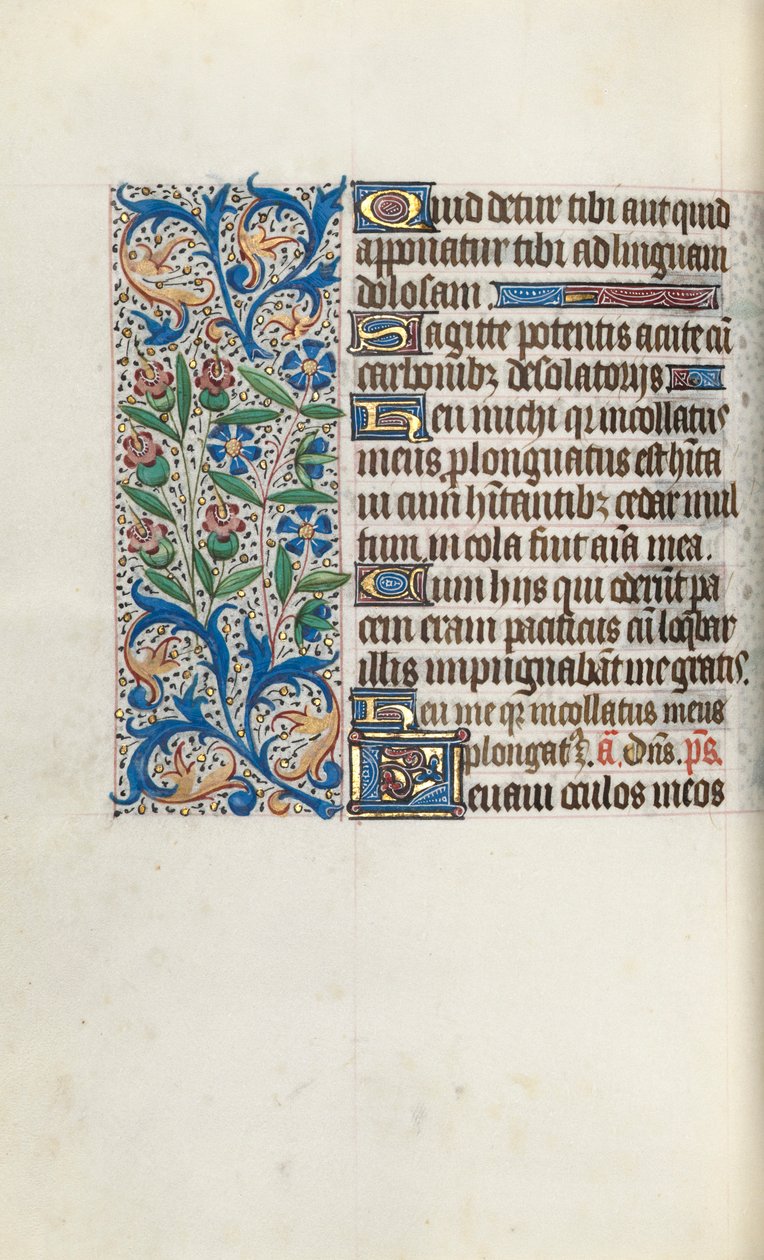 Kniha hodin Použití Rouen: fol. 104v, c. 1470. od Master of the Geneva Latini