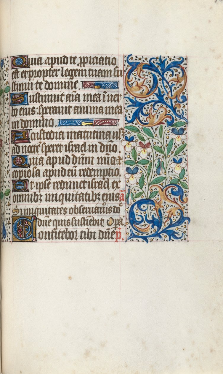 Kniha hodin Použití Rouen: fol. 106r, c. 1470. od Master of the Geneva Latini