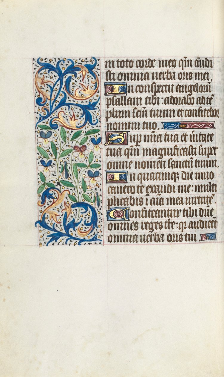 Kniha hodin Použití Rouen: fol. 106r, c. 1470. od Master of the Geneva Latini