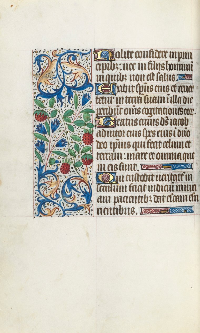 Kniha hodin Použití Rouen: fol. 108v, c. 1470. od Master of the Geneva Latini