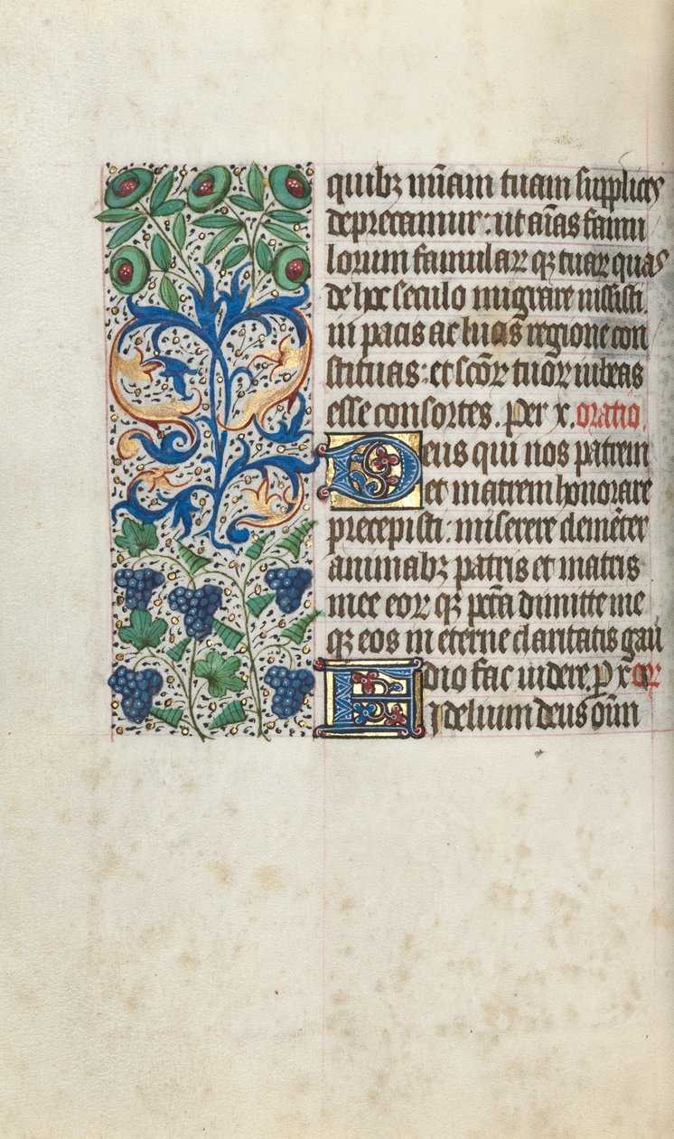 Kniha hodin Použití Rouen: fol. 109v, c. 1470. od Master of the Geneva Latini