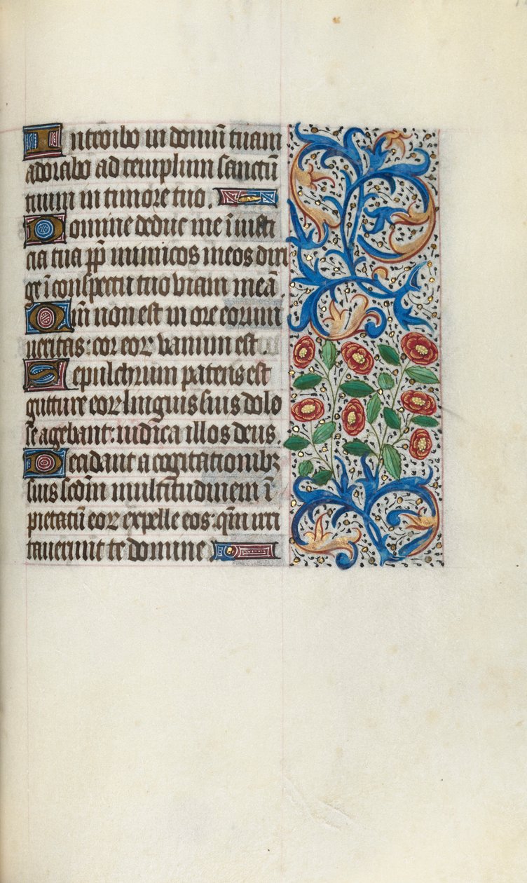 Kniha hodin Použití Rouen: fol. 111r, c. 1470. od Master of the Geneva Latini