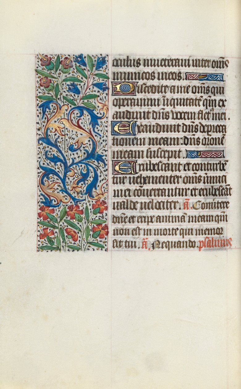 Kniha hodin Použití Rouen: fol. 112v, c. 1470. od Master of the Geneva Latini