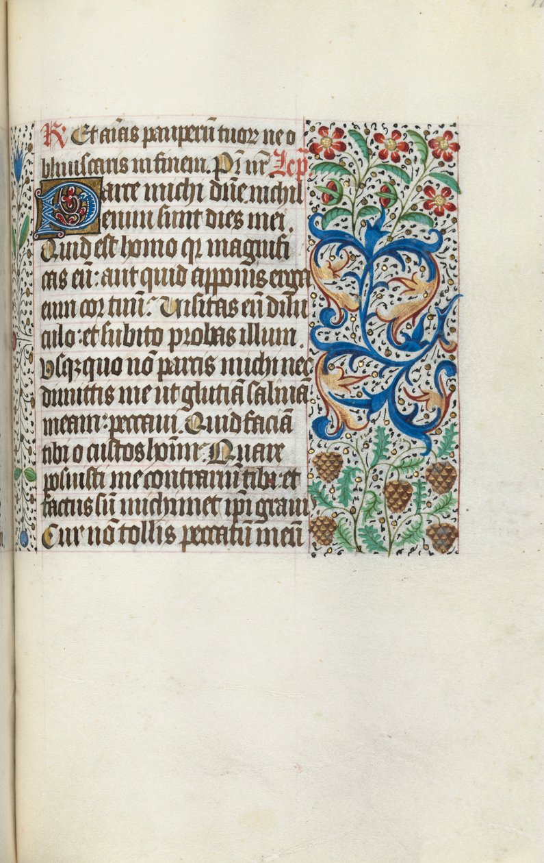 Kniha hodin Použití Rouen: fol. 115r, c. 1470. od Master of the Geneva Latini