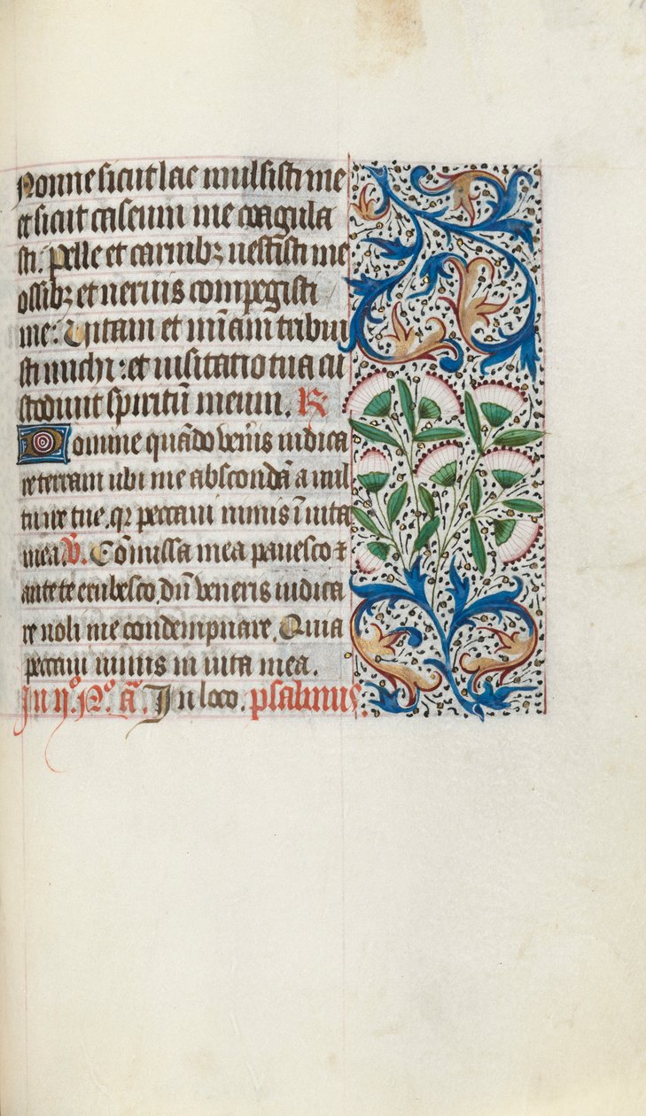Kniha hodin Použití Rouen: fol. 117r, c. 1470. od Master of the Geneva Latini