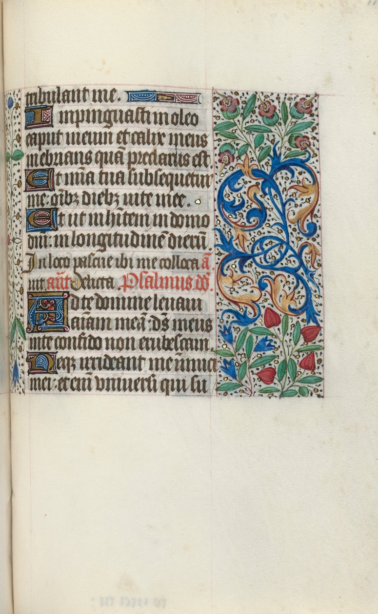 Kniha hodin Použití Rouen: fol. 118r, c. 1470. od Master of the Geneva Latini