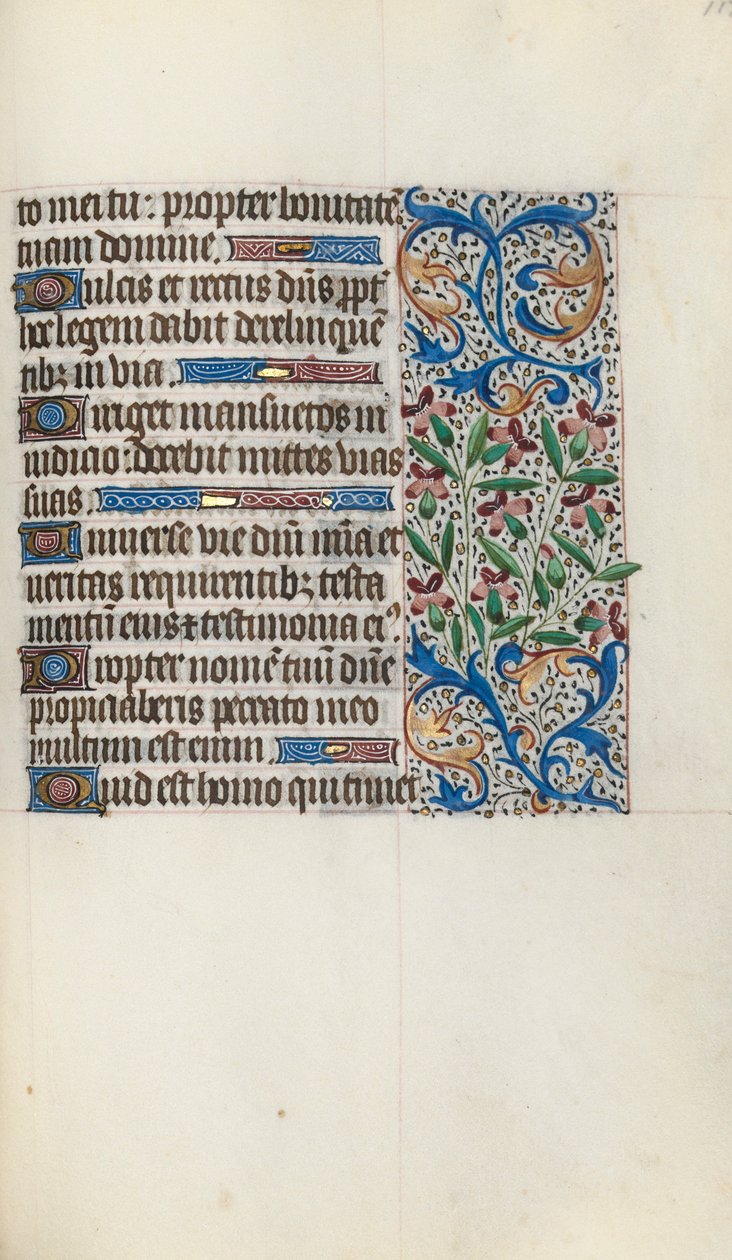 Kniha hodin Použití Rouen: fol. 119r, c. 1470. od Master of the Geneva Latini