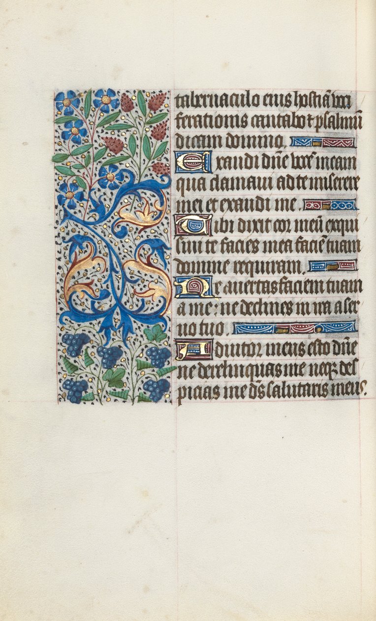 Kniha hodin Použití Rouen: fol. 121v, c. 1470. od Master of the Geneva Latini