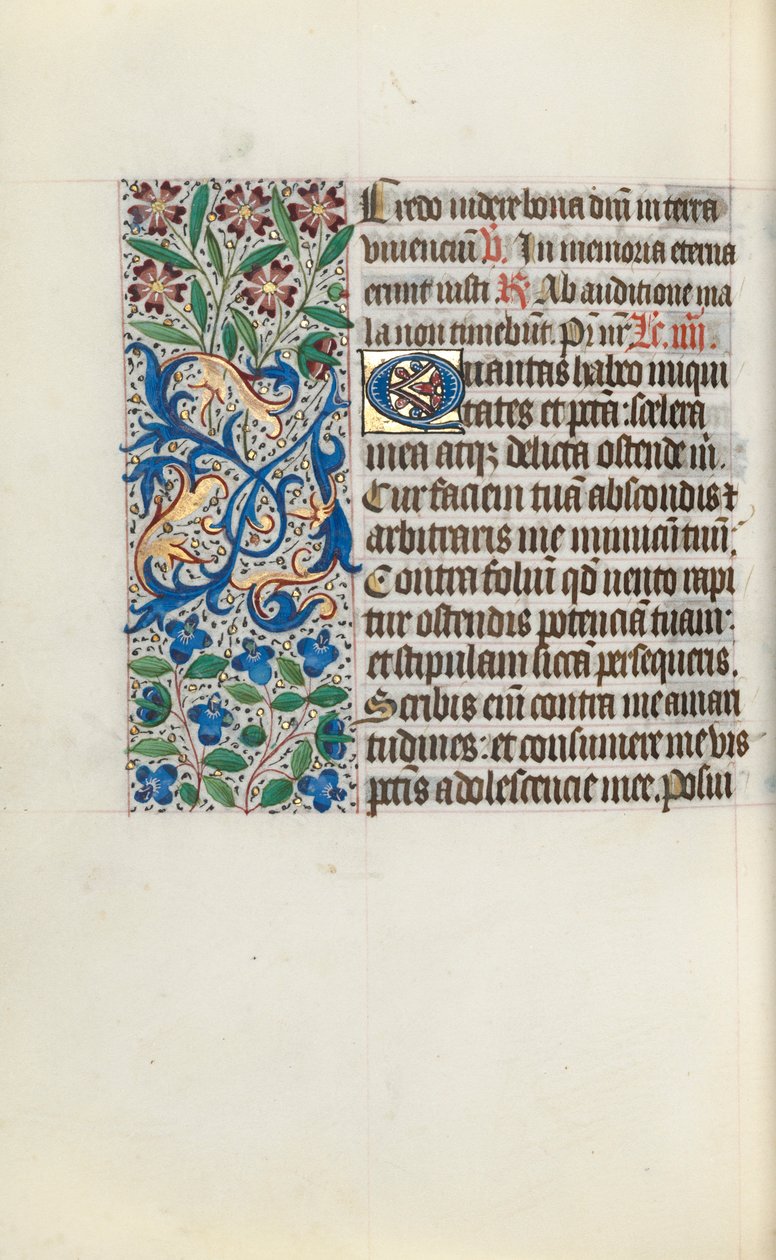 Kniha hodin Použití Rouen: fol. 122v, c. 1470. od Master of the Geneva Latini