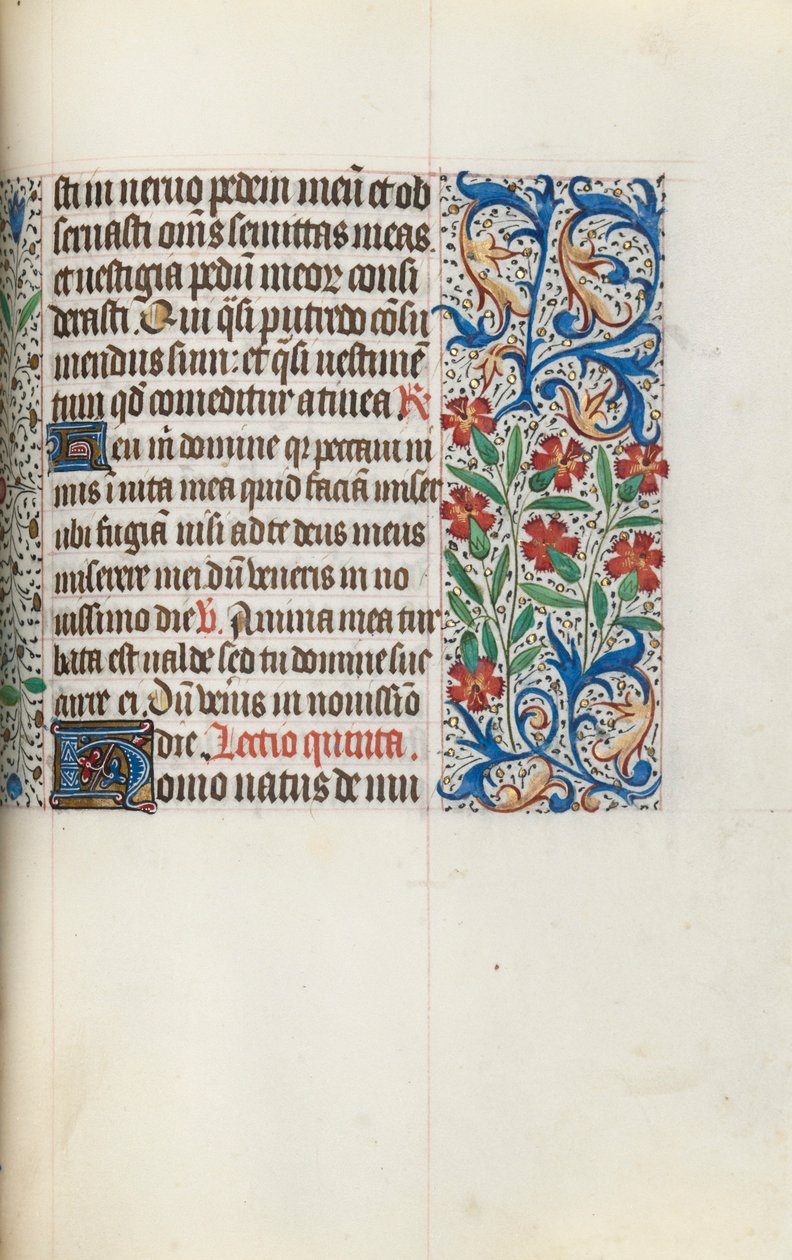 Kniha hodin Použití Rouen: fol. 123r, c. 1470. od Master of the Geneva Latini