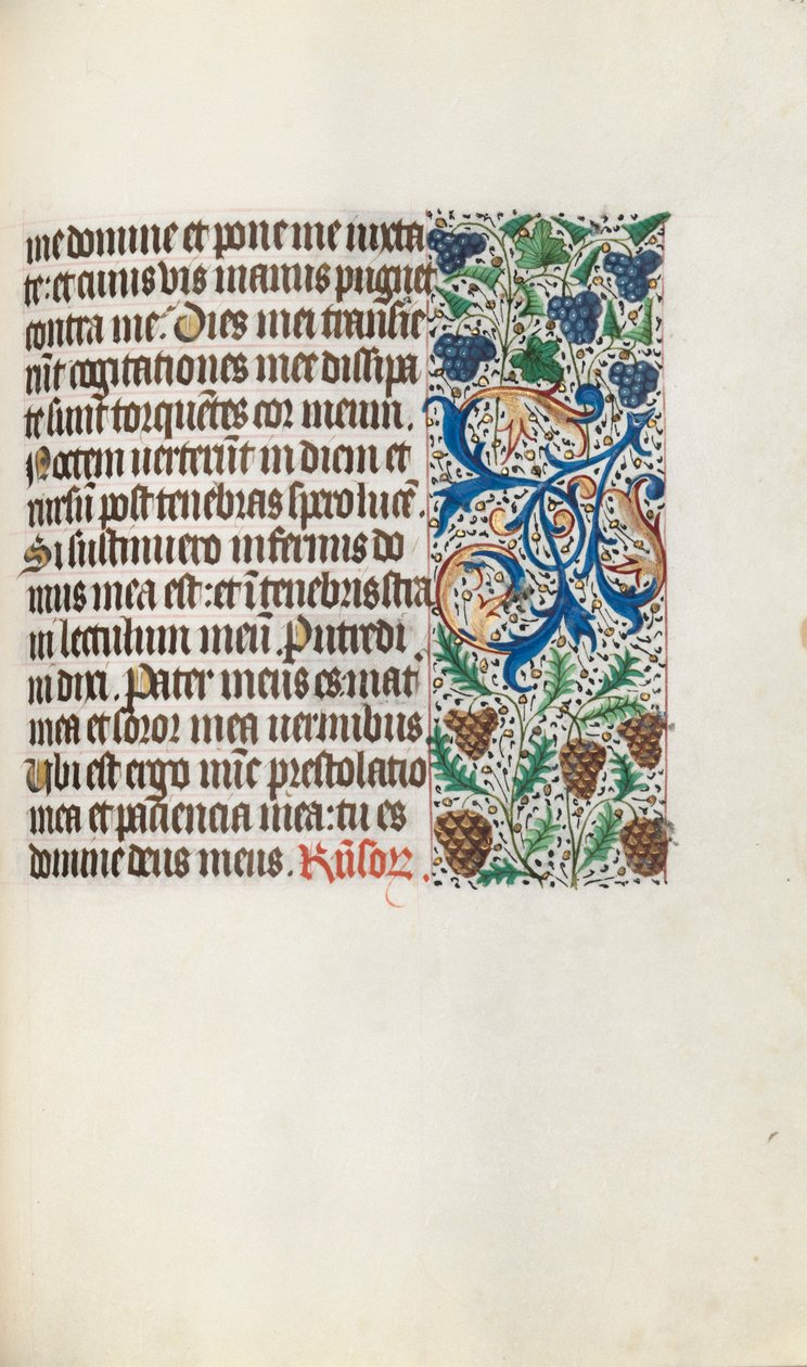 Kniha hodin Použití Rouen: fol. 131r, c. 1470. od Master of the Geneva Latini