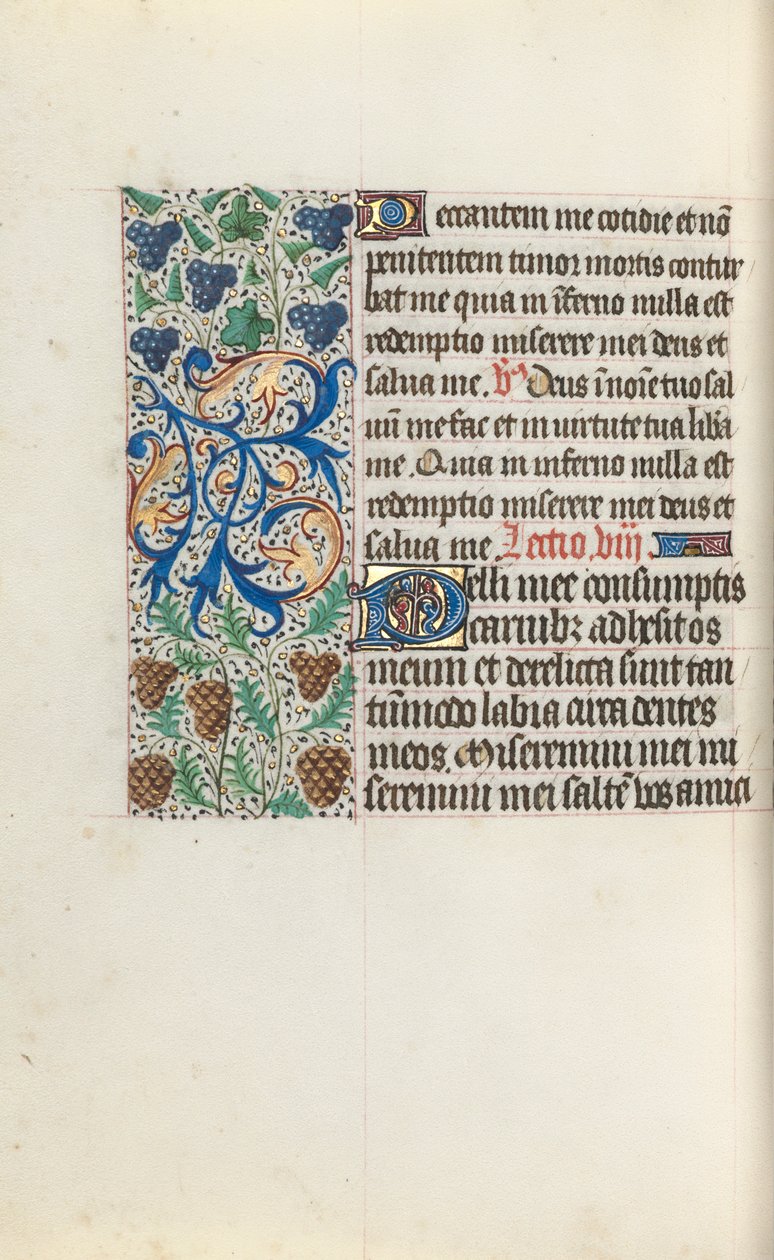 Kniha hodin Použití Rouen: fol. 131v, c. 1470. od Master of the Geneva Latini
