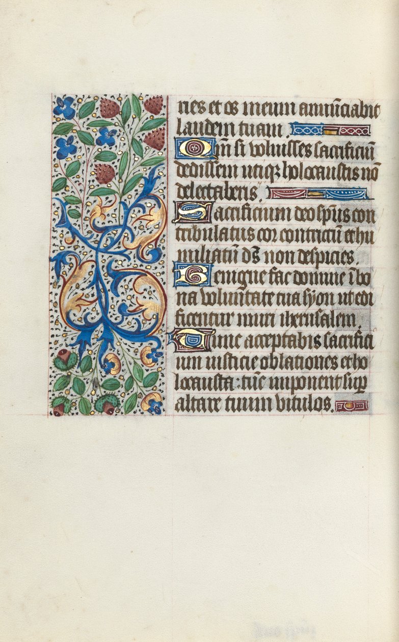 Kniha hodin Použití Rouen: fol. 135v, c. 1470. od Master of the Geneva Latini