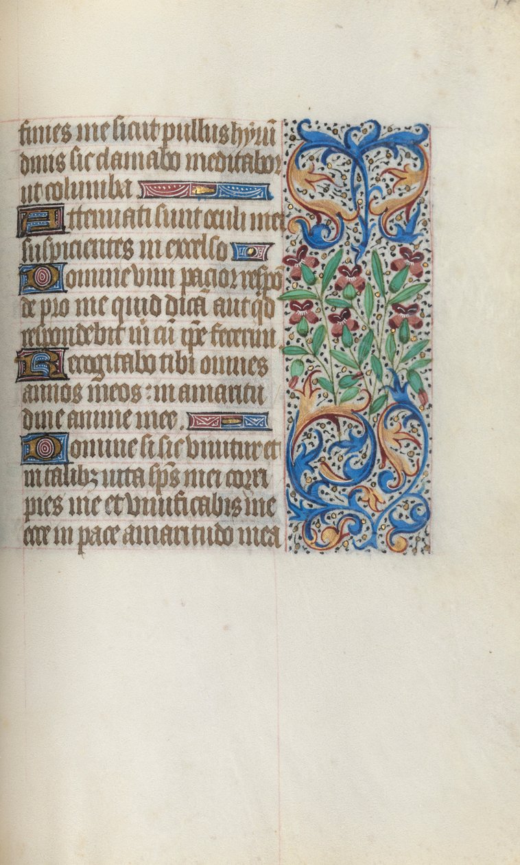 Kniha hodin Použití Rouen: fol. 140r, c. 1470. od Master of the Geneva Latini