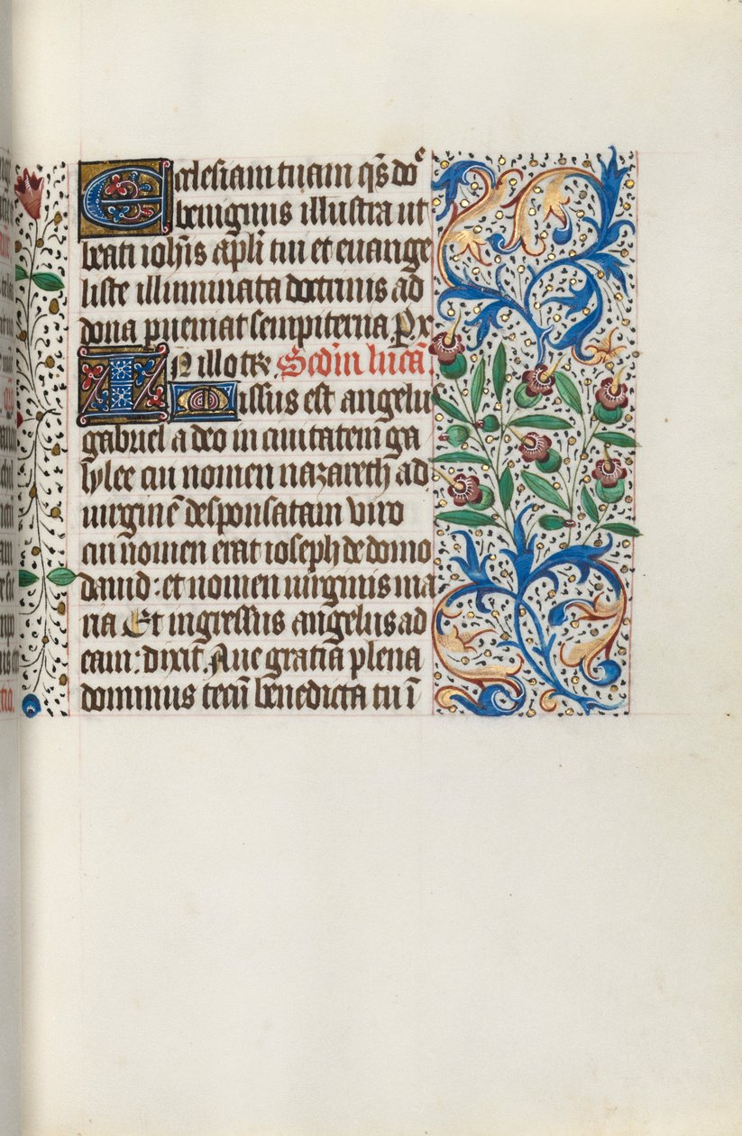 Kniha hodin Použití Rouen: fol. 141r, c. 1470. od Master of the Geneva Latini