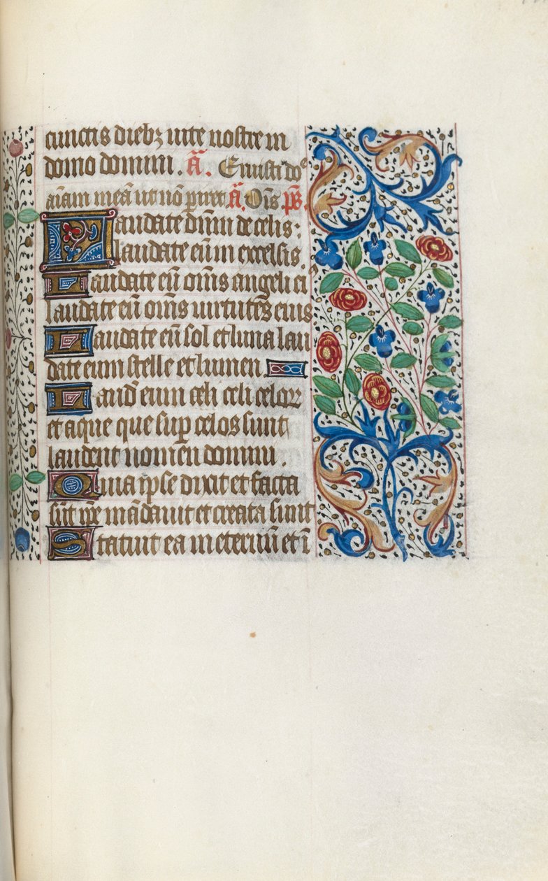 Kniha hodin Použití Rouen: fol. 141r, c. 1470. od Master of the Geneva Latini