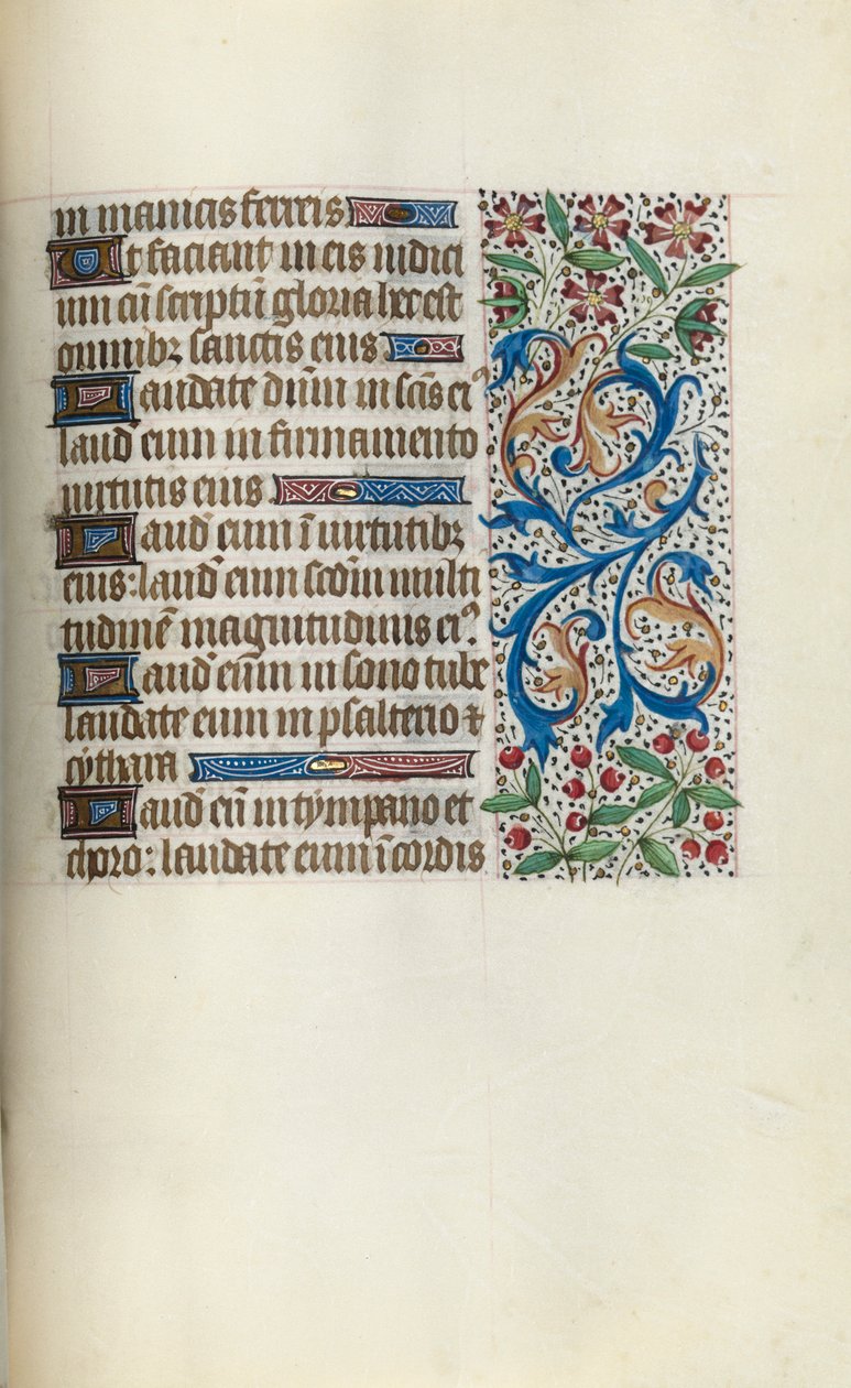Kniha hodin Použití Rouen: fol. 143r, c. 1470. od Master of the Geneva Latini