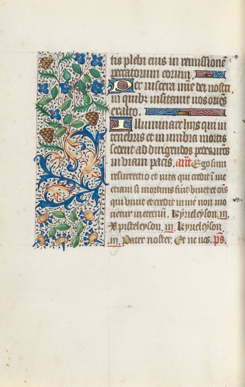 Kniha hodin Použití Rouen: fol. 144v, c. 1470. od Master of the Geneva Latini