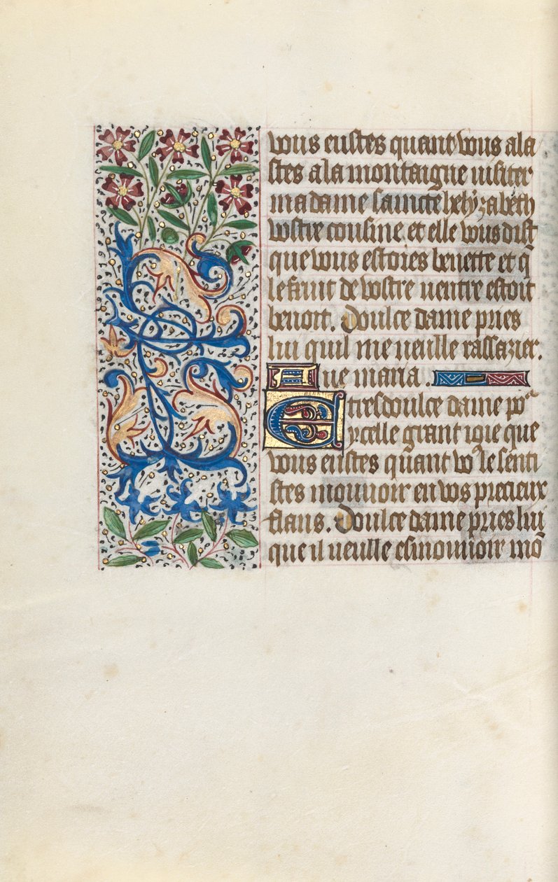 Kniha hodin Použití Rouen: fol. 147v, c. 1470. od Master of the Geneva Latini