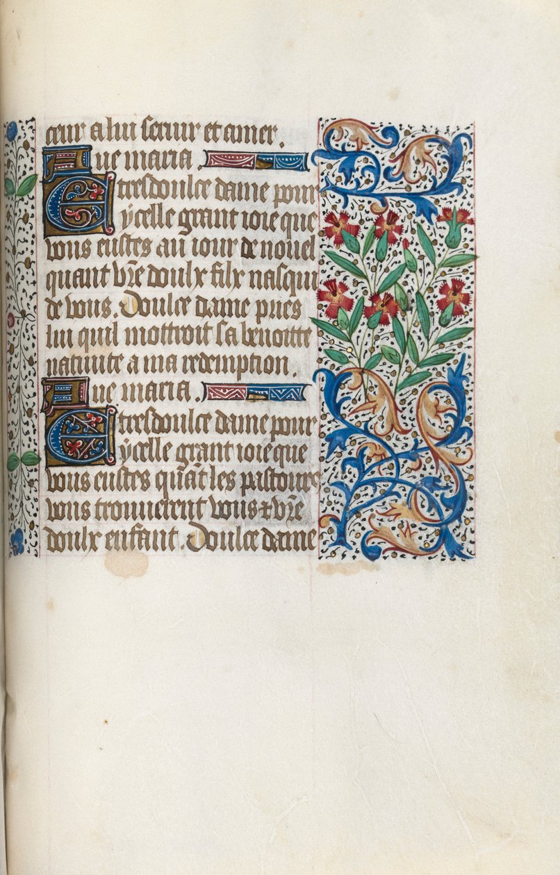 Kniha hodin Použití Rouen: fol. 148r, c. 1470. od Master of the Geneva Latini