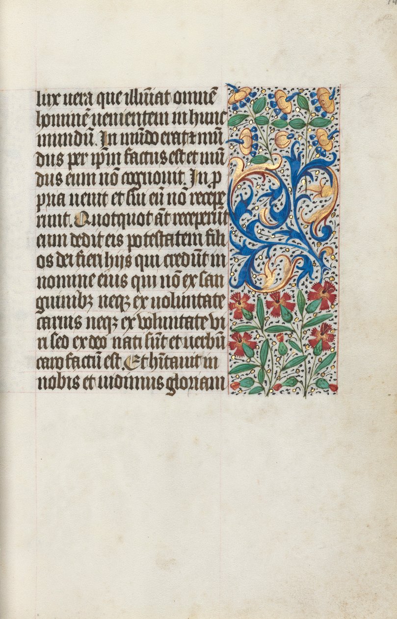 Kniha hodin Použití Rouen: fol. 14r, c. 1470. od Master of the Geneva Latini