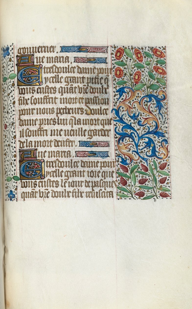 Kniha hodin Použití Rouen: fol. 150r, c. 1470. od Master of the Geneva Latini
