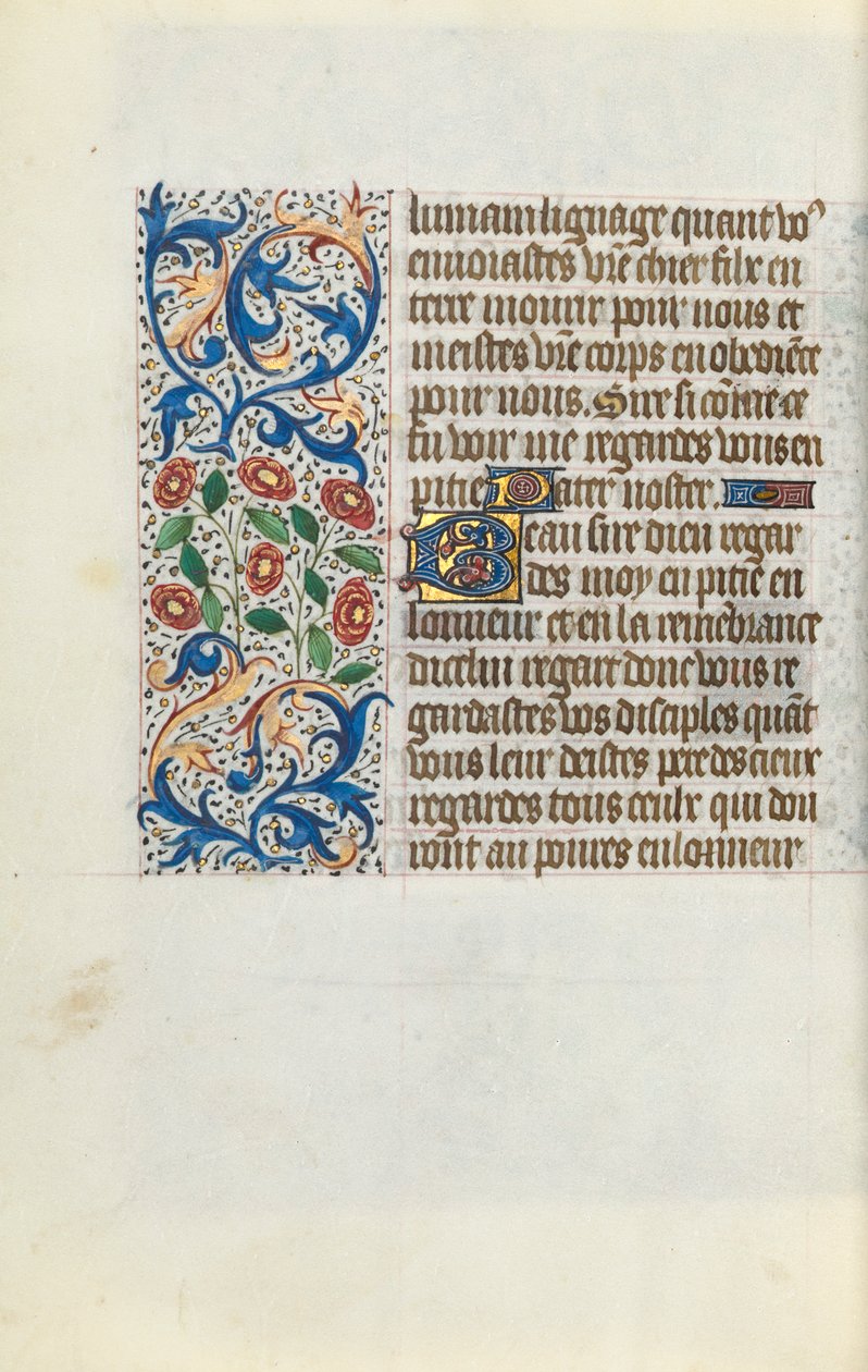 Kniha hodin Použití Rouen: fol. 152v, c. 1470. od Master of the Geneva Latini