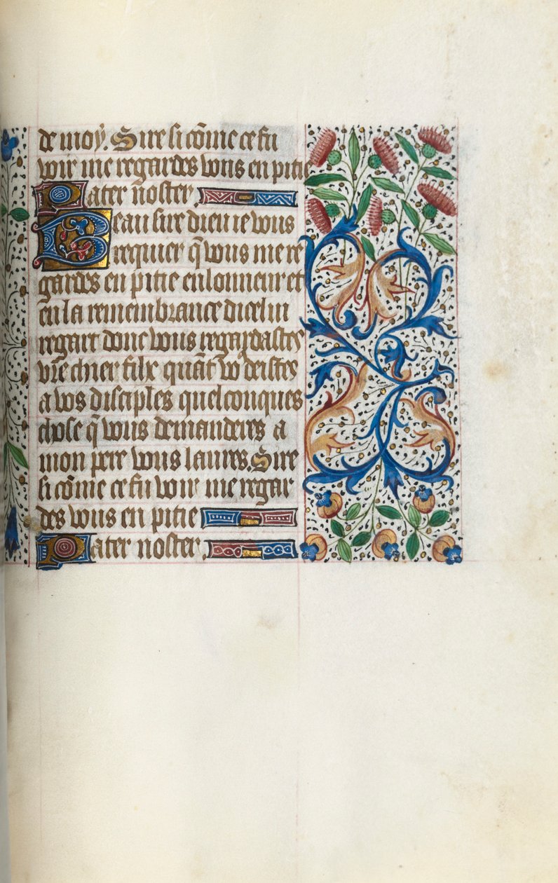 Kniha hodin Použití Rouen: fol. 153r, c. 1470. od Master of the Geneva Latini