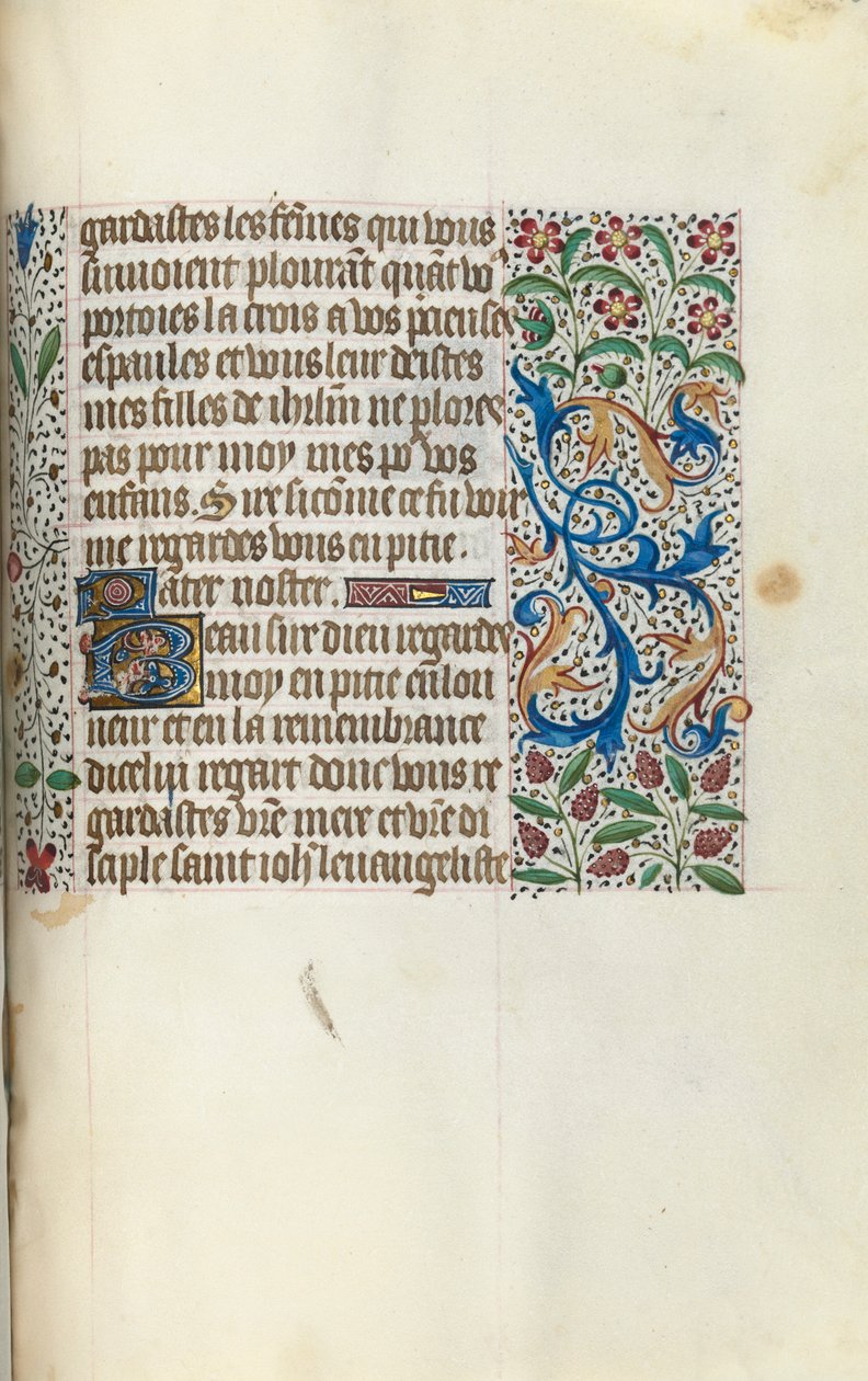 Kniha hodin Použití Rouen: fol. 154a, c. 1470. od Master of the Geneva Latini