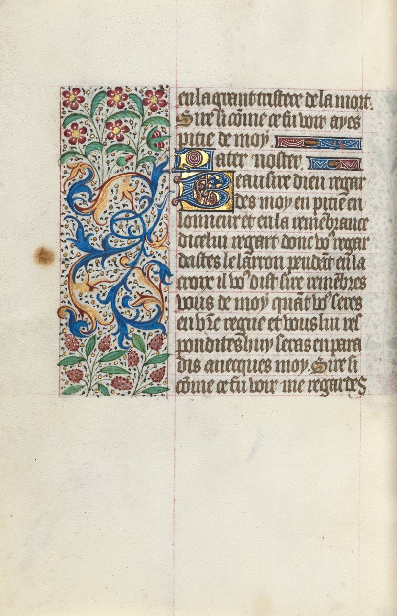Kniha hodin Použití Rouen: fol. 154v, c. 1470. od Master of the Geneva Latini
