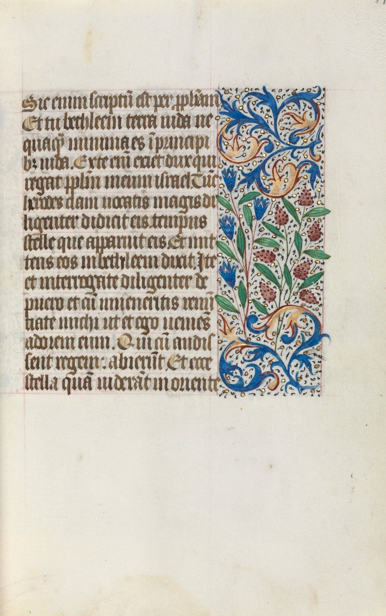 Kniha hodin Použití Rouen: fol. 17r, c. 1470. od Master of the Geneva Latini